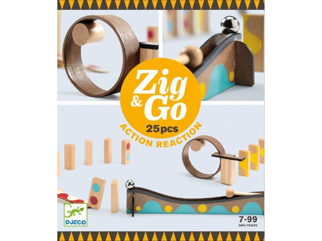 Kettenreaktionsspiel Zig & Go 25 Teile