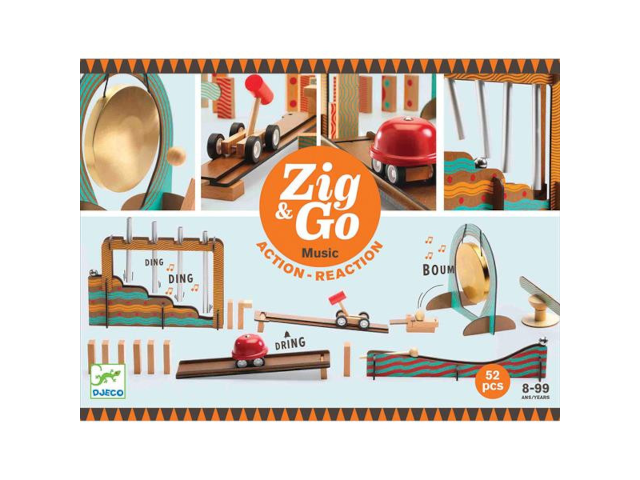 Kettenreaktionsspiel Zig & Go 52 Teile
