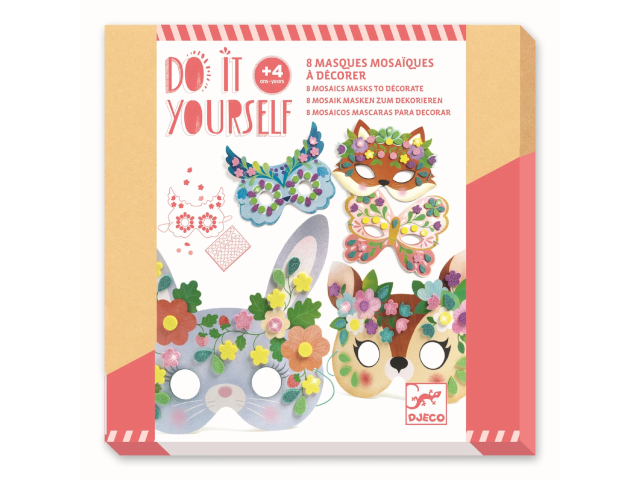 DIY - Mosaik Masken Waldtiere