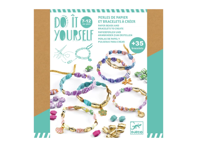 DIY - Papierperlen und Armbänder