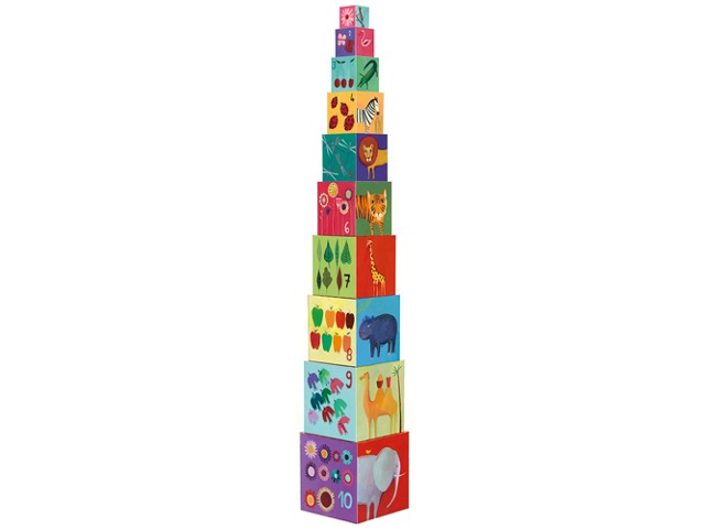 Pyramide Natur und Tiere (10 Würfel)