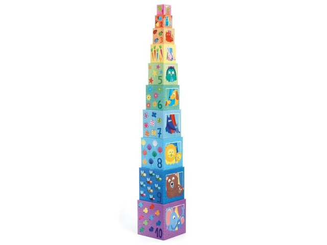 Pyramide Rainbow (10 Würfel)