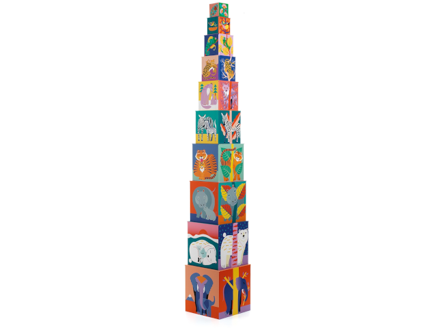 Pyramide Wildtiere (10 Würfel)