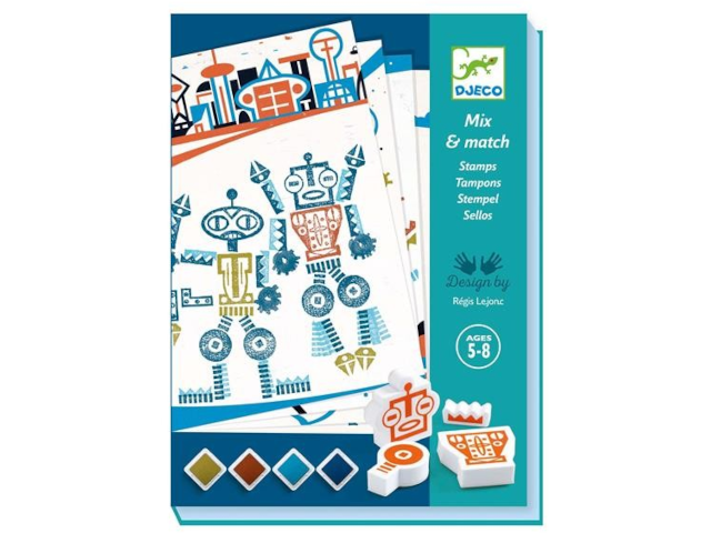 Stempel Alien Roboter