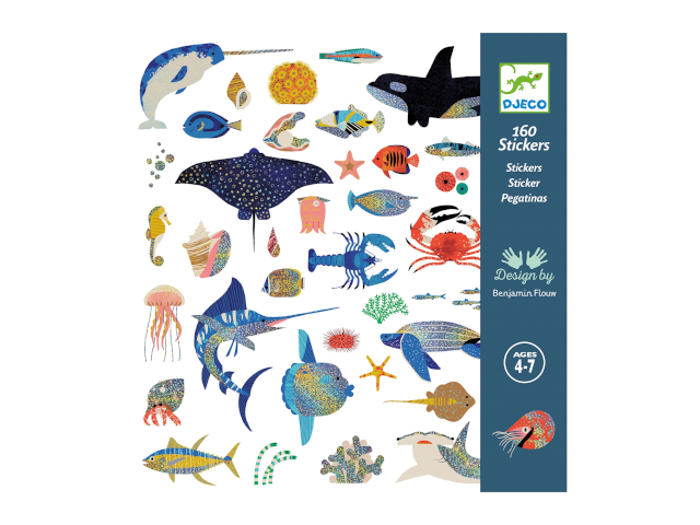 Sticker metallic Ocean