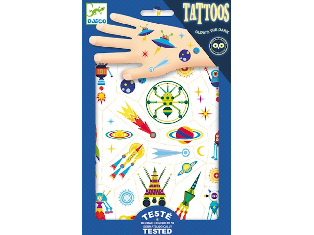 Tattoos Glow in the Dark Space