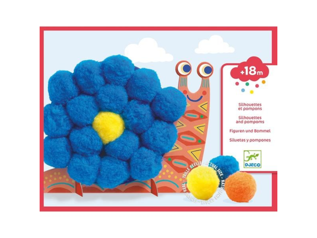 Grosse Pompons Collagen Schnecke