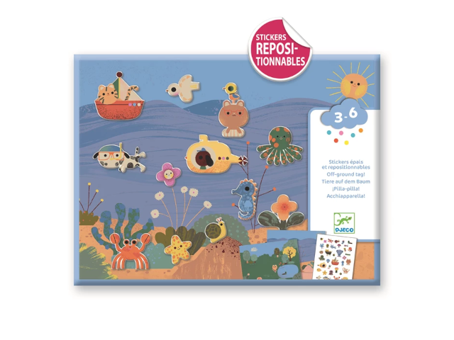 Sticker und Basteln Sommer