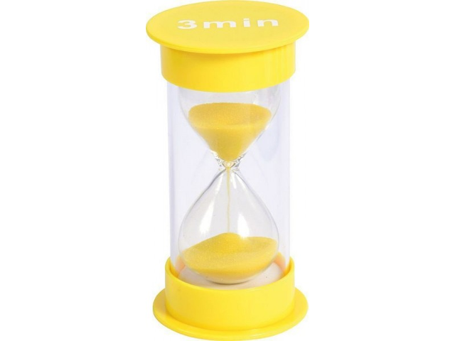 Sanduhr 3 Min. 12,5 cm