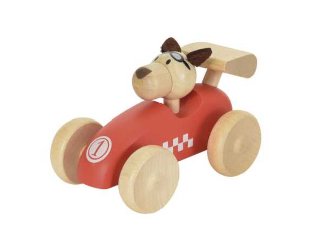 Rennwagen aus Holz