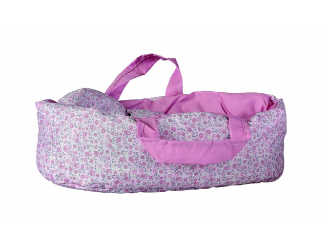 Puppen-Tragetasche rosa, 34 cm