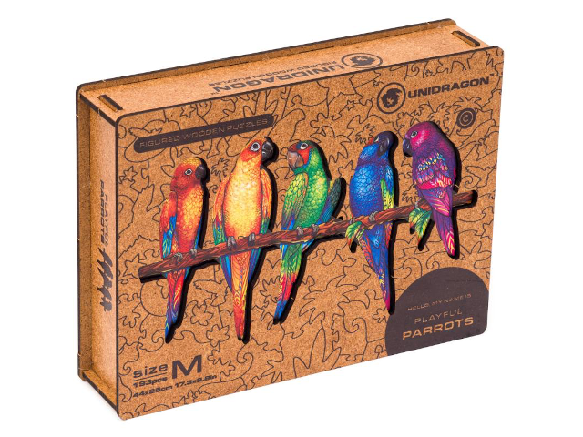 UNIDRAGON - Playful Parrots (5 to 1) `M`