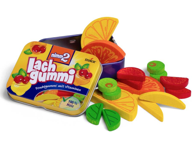 Lachgummi in der Dose