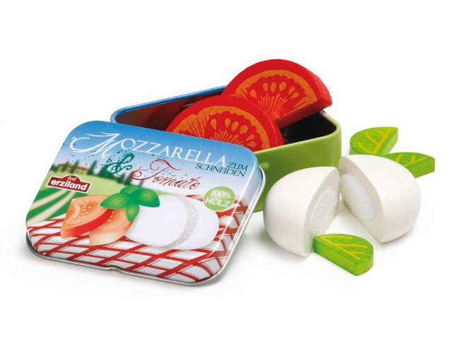 Mozzarella und Tomate in der Dose