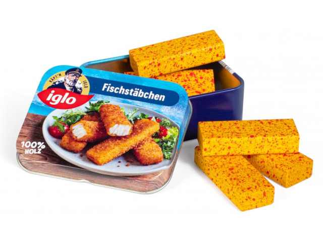 Fischstäbchen von Iglo in der Dose