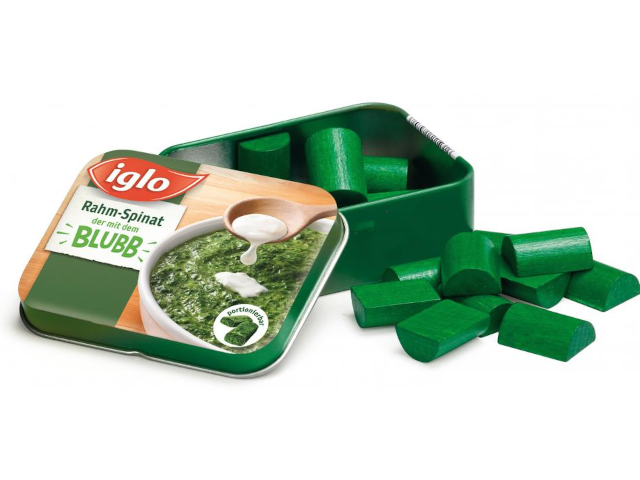 Spinat von Iglo in der Dose