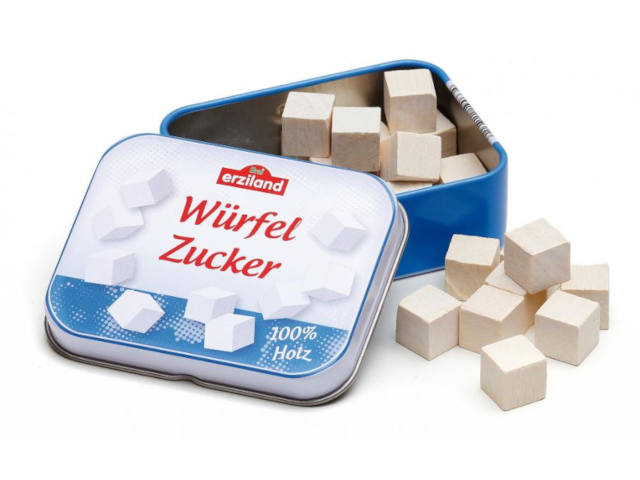 Würfelzucker in der Dose