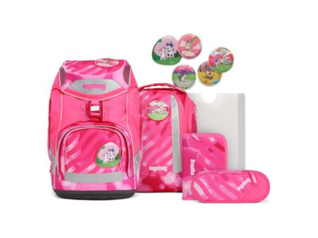 ergobag 6-tlg. Set KuntBärbuntes Einhorn