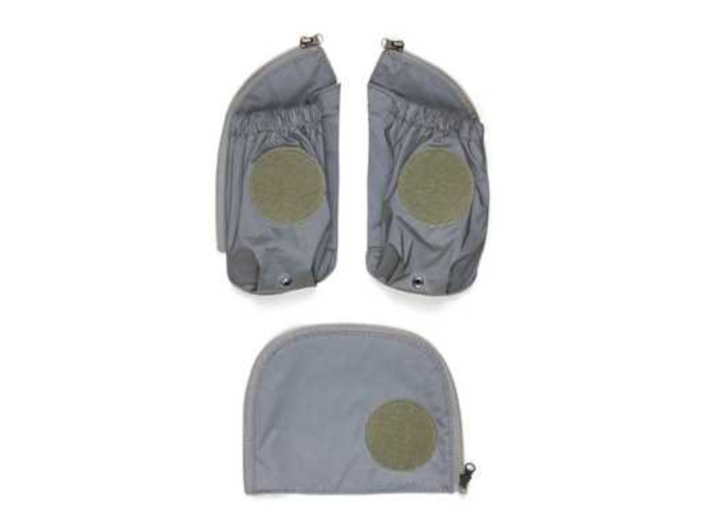 Reflex Seitentaschen Zip-Set silber