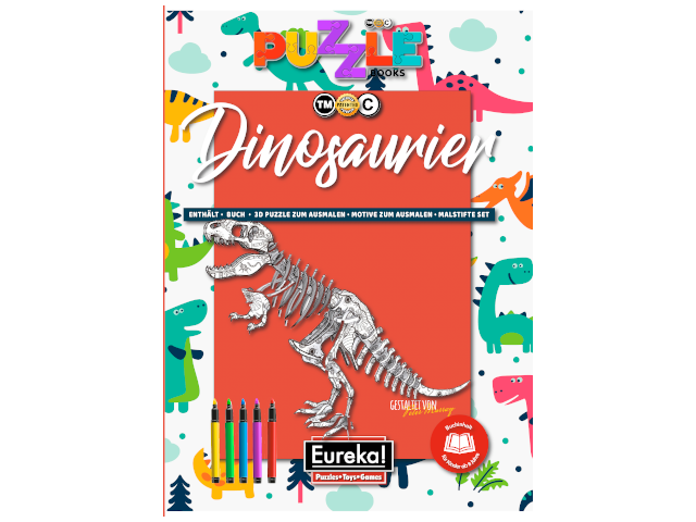Puzzle Book Dinosaurier
