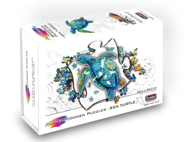 Wooden Rainbow Puzzle – Sea Turtle - 0