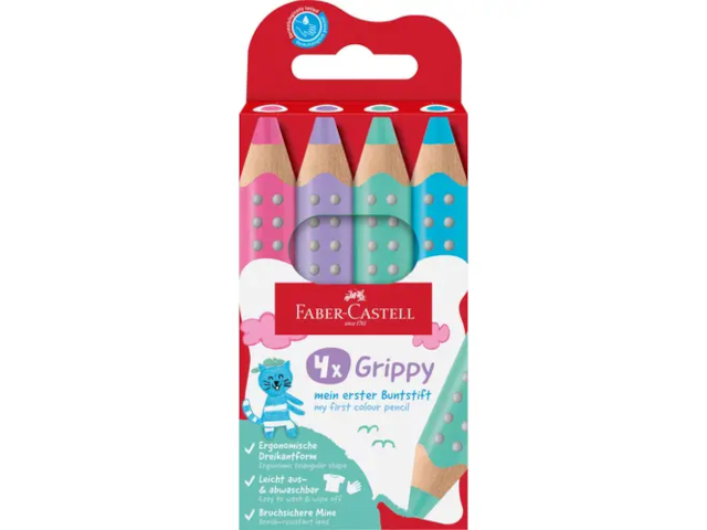 Buntstift Grippy Pastell 4er Set