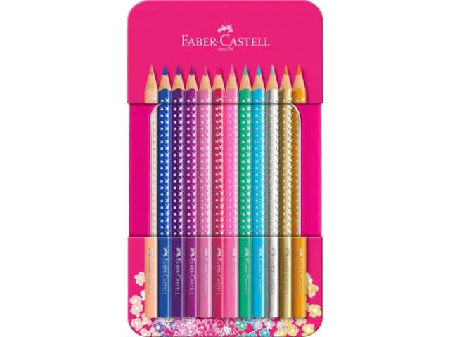 Buntstifte Sparkle 12er Metalletui