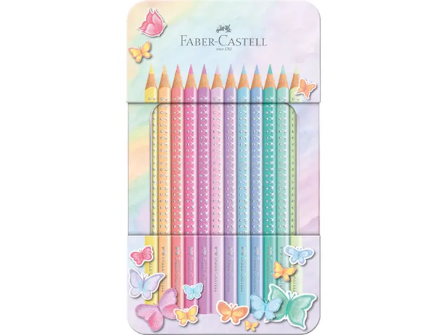 Buntstifte Sparkle Pastell 12er Metalletui
