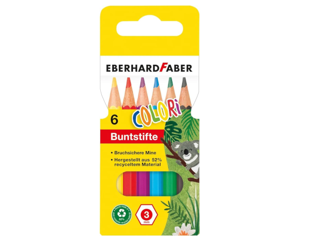 Buntstift Colori kurz 6er Etui