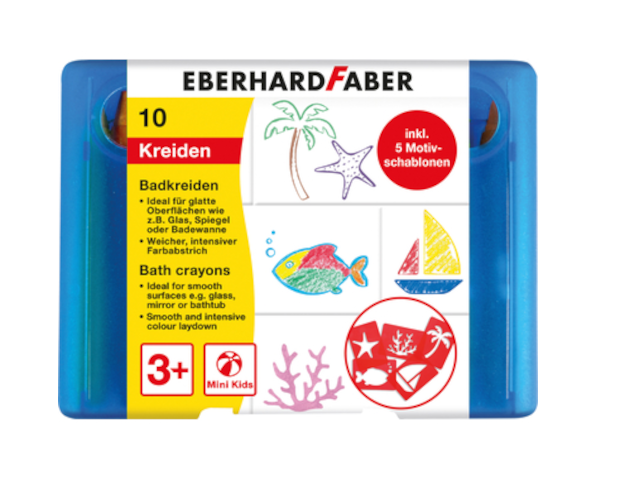 Badkreide 10er Etui ink. Schablonen