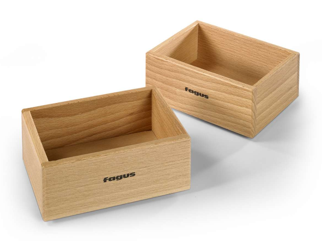 neue Stapelbox aus Holz (2er Set)