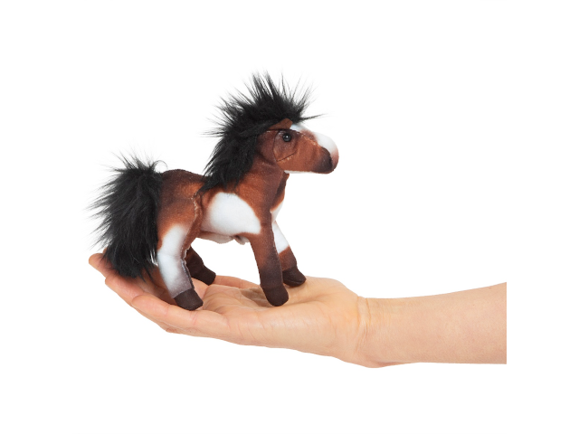 Mini Pferd Fingerpuppe