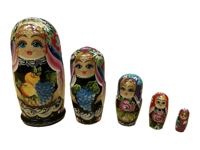 Ukrainisches Matroschka Set 5 in 1