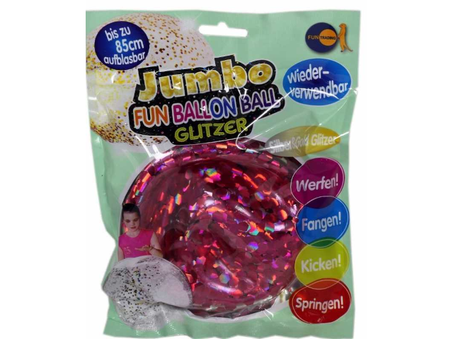 FUN BALLON BALL GLITZER