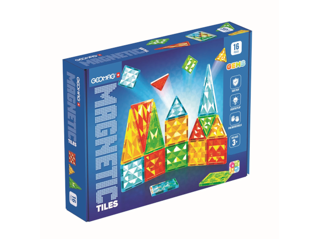 Magnetic Tiles Gems 16 Teile