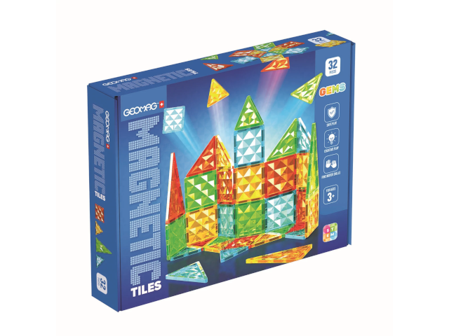 Magnetic Tiles Gems 32 Teile