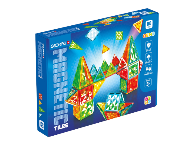 Magnetic Tiles Gems 60 Teile