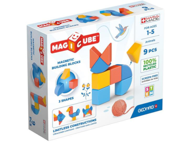 Magicube Shapes GREEN line Animals 9 T.