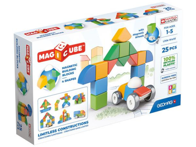 Magicube Shapes GREEN line Little World 25 Teile