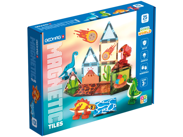 Magnetic Tiles Gems Dino World 25 Teile