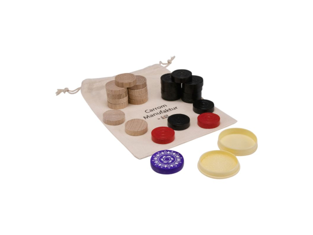 Carrom Steine Komplettsatz