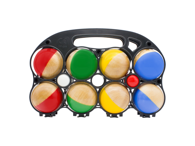 Boccia 8er aus Massivholz