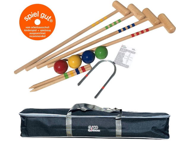 Krocket Set 4 Spieler (80 cm)