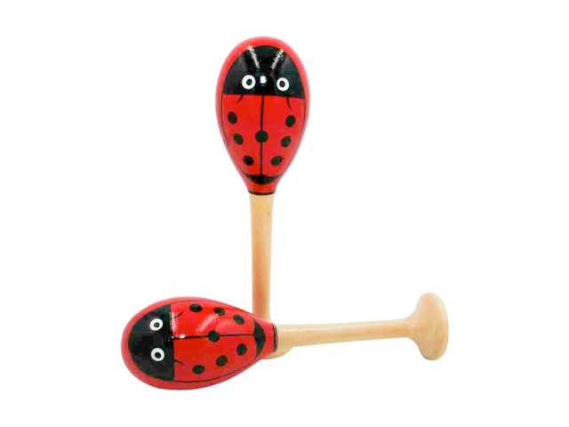 Maracas Marienkäfer, 1 Stück