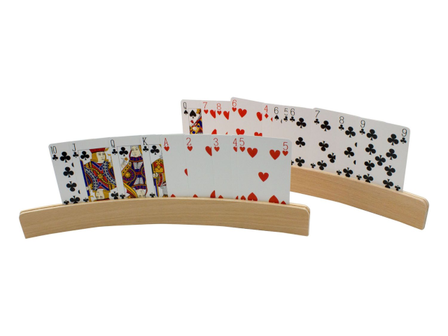 GICO Kartenhalter aus Holz, 2er Set - 0
