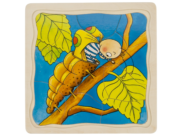 Schichtenpuzzle Schmetterling 44tlg - 1