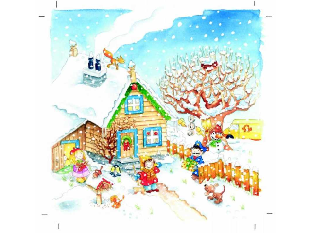 Schichtenpuzzle Jahreszeiten - 2