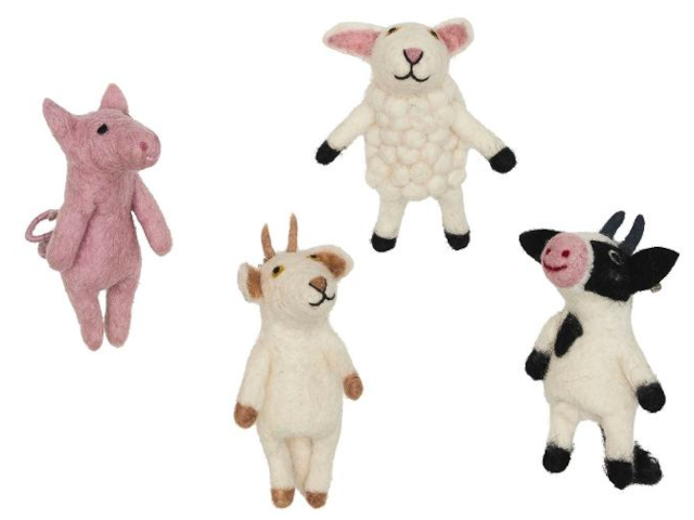 Fingerpuppen Farm 4er Set