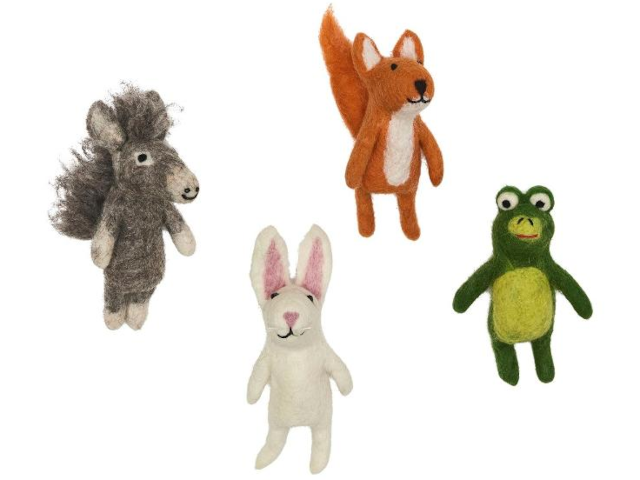 Fingerpuppen Garden 4er Set
