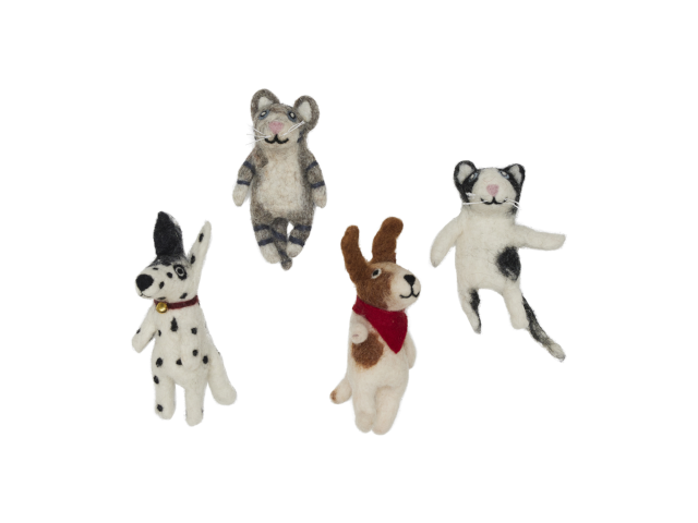 Fingerpuppen Home 4er Set